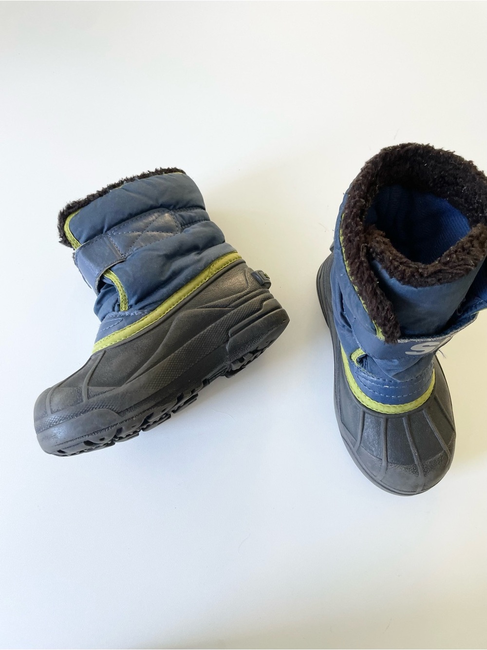 Sorel Snow Commander Snow Boots Navy Blue Green Black size 12C